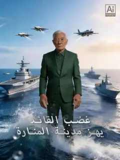 غضب القائد يهز مدينة المنارة