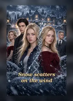 Snow scatters on the wind
