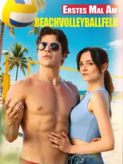 Erstes Mal  am Beachvolleyballfeld