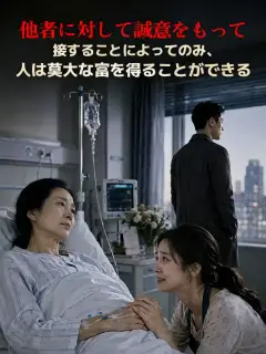 他者に対して誠意をもって接することによってのみ、人は莫大な富を得ることができる